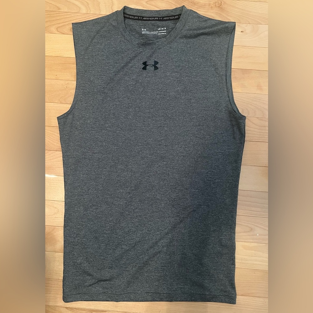 Under Armour Dark Gray Compression Shirt size large